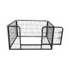 Dog Playpen Designed for Camping, Yard , 28" Height for Medium/Small Dogs, 4Panels