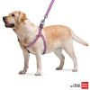 Purple Re Cotton Dog Harness Eco Friendly Dog Harness for Small Dogs S Size Reflective Dog Harness with QR ID Tag