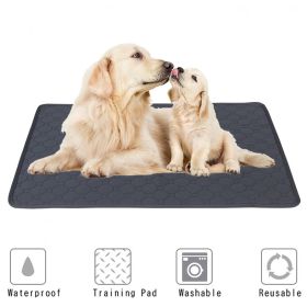 Washable Dog Pet Diaper Mat Waterproof Reusable Training Pad Urine Absorbent Environment Protect Diaper Mat Dog Car Seat Cover (Color: Khaki)