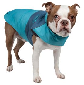 Touchdog Lightening-Shield Waterproof 2-in-1 Convertible Dog Jacket w/ Blackshark technology (size: medium)