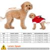 Pet Christmas Clothes Santa Claus Reindeer Antlers Costume Winter Outfit New Year Coat