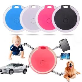 2 pcs Anti-Lost Tracking Device For Dog & Cat; Smart Key Finder Locator For Kids Pets Keychain (Color: White)