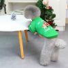 Christmas Pet Hoodie With Santa Claus Pattern For Dog & Cat; Festive Dog Hoodie; Warm Cat Sweater